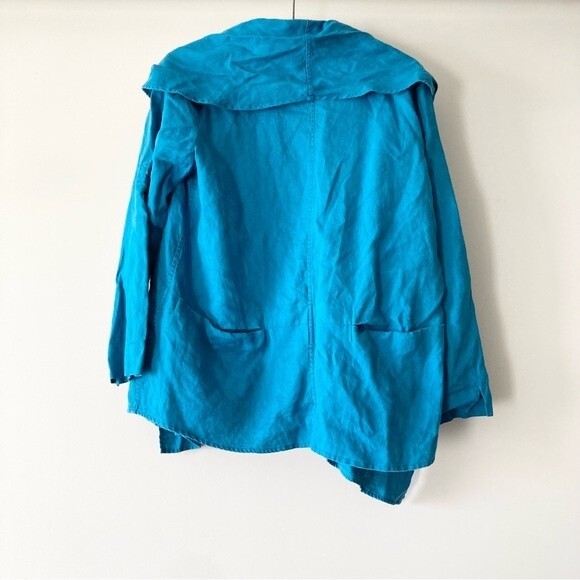 Soft Surroundings Linen Long‎ Blazer SP - Picture 5 of 6